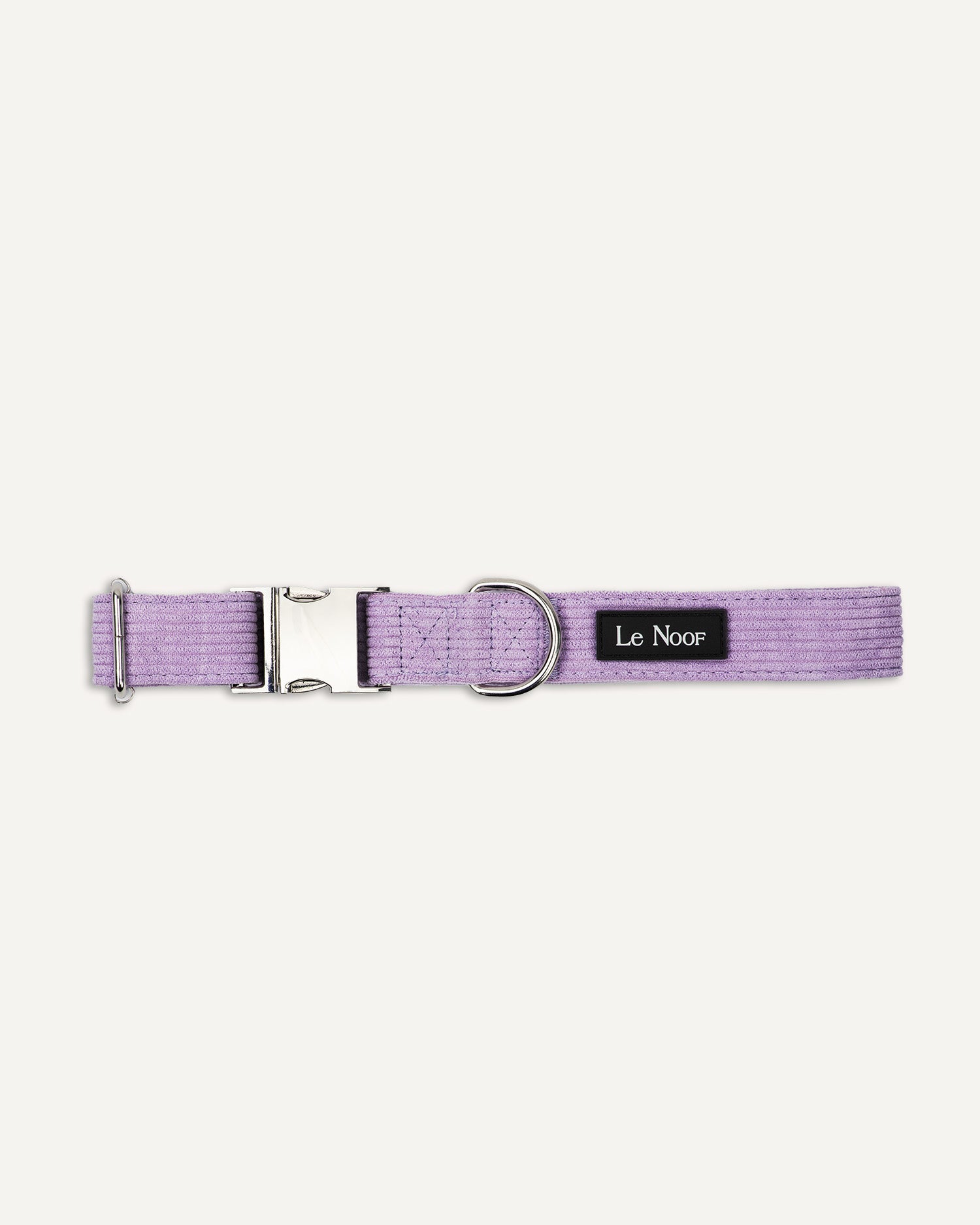 Purple Lavender corduroy dog collar by Le Noof