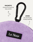 Lavender Corduroy Dog Treat Pouch