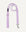 Lavender corduroy dog leash Le Noof