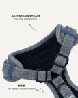 Light Blue Denim No-Pull Dog Harness