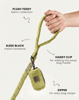 Light Green Teddy Dog Poop Bag Holder