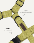 Light Green Teddy Step-In Dog Harness
