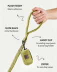 Light Green Teddy Dog Poop Bag Holder