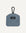 Light Blue Denim Dog Treat Pouch with a carabiner and 'Le Noof' label on a white background