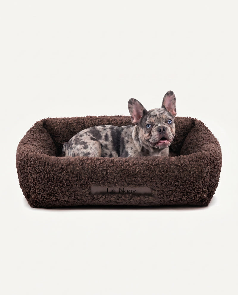 French Bulldog Brown Teddy Dog Bed