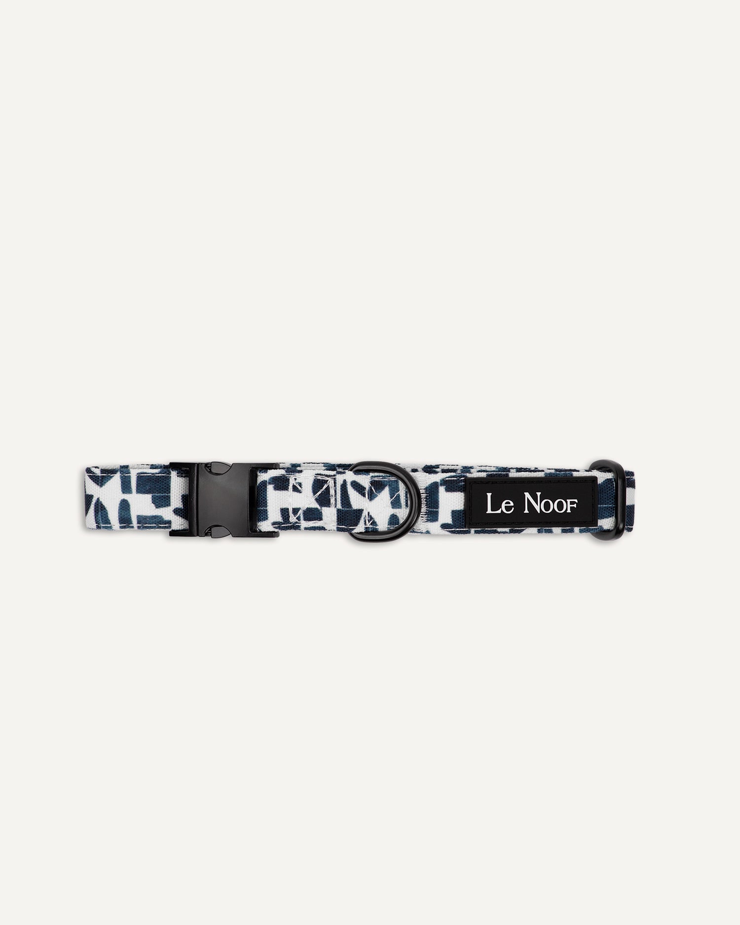 Modern Geometric Print dog collar from Le Noof