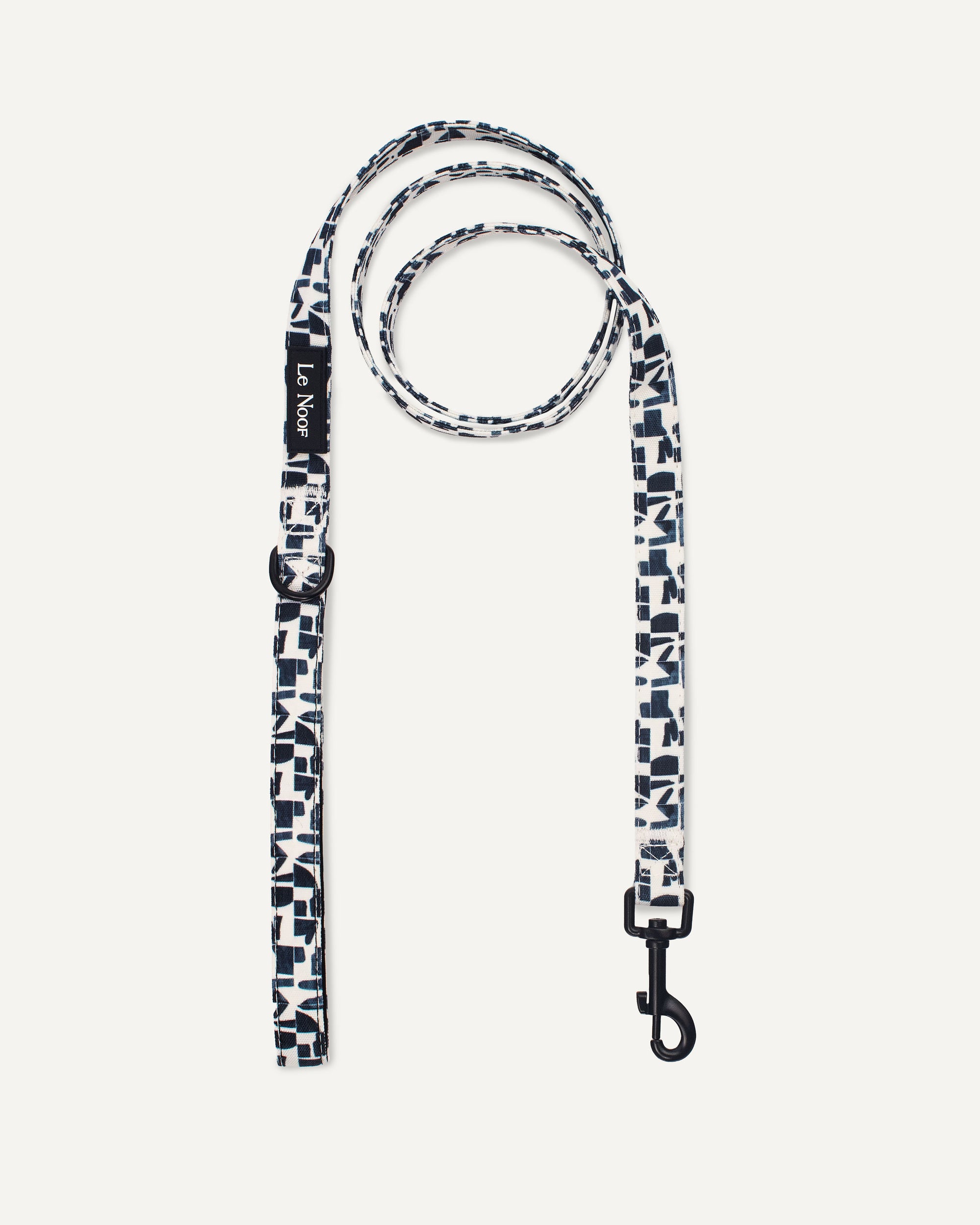 Modern Geometric Print dog leash from Le Noof