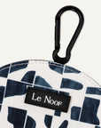 Le Noof's Modern Geometric Print dog treat pouch close up view