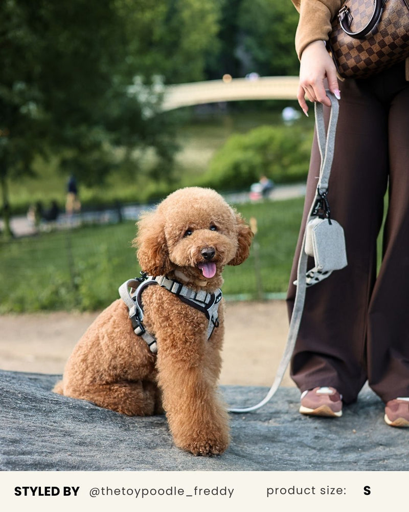 Brown Herringbone Tough No-Pull Harness
