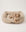 Beige teddy sofa dog bed with a Dachshund, Le Noof