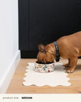 Terrazzo Marble Stone Dog Bowl