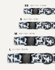 Modern Geometric Print Dog Collar