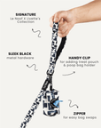 Modern Geometric print leash & poop bag