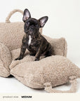 French Bulldog Beige Teddy Car Bed