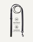 Black denim dog leash, Le Noof