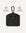 Black denim dog treat pouch, Le Noof