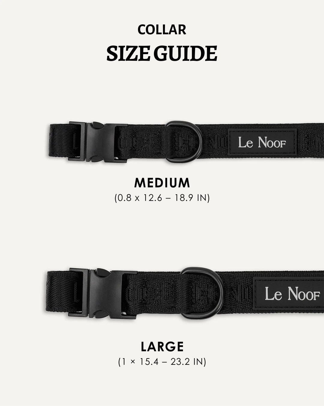 Black Jacquard Dog Collar – Le Noof