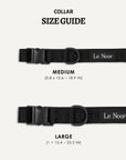 Black Jacquard Dog Collar