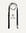 Black jacquard dog leash, Le Noof