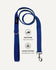 Blue corduroy dog leash, Le Noof