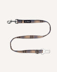 Blue plaid Le Noof dog seat belt