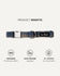 Blue plaid dog collar, Le Noof