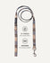 Blue plaid dog leash, Le Noof