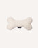 Cream White boucle dog bone toy