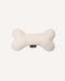 Cream White boucle dog bone toy