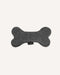 Grey boucle bone dog toy