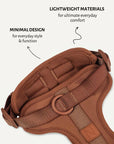 Brown Adjustable Dog Harness