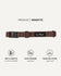 Brown jacquard dog collar, Le Noof