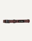 Brown Le Noof dog collar 