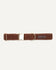 Brown teddy Le Noof dog collar