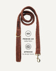 Brown teddy dog leash, Le Noof