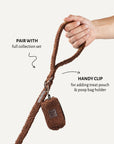 Brown teddy dog leash, Le Noof