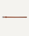 Brown Le Noof waterproof dog collar