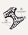 Cow print dog harness, Le Noof