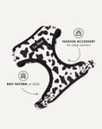Cow print dog harness, Le Noof
