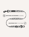 Cow Print Dog Seat Belt