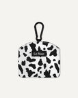 Cow print dog treat pouch from Le Noof