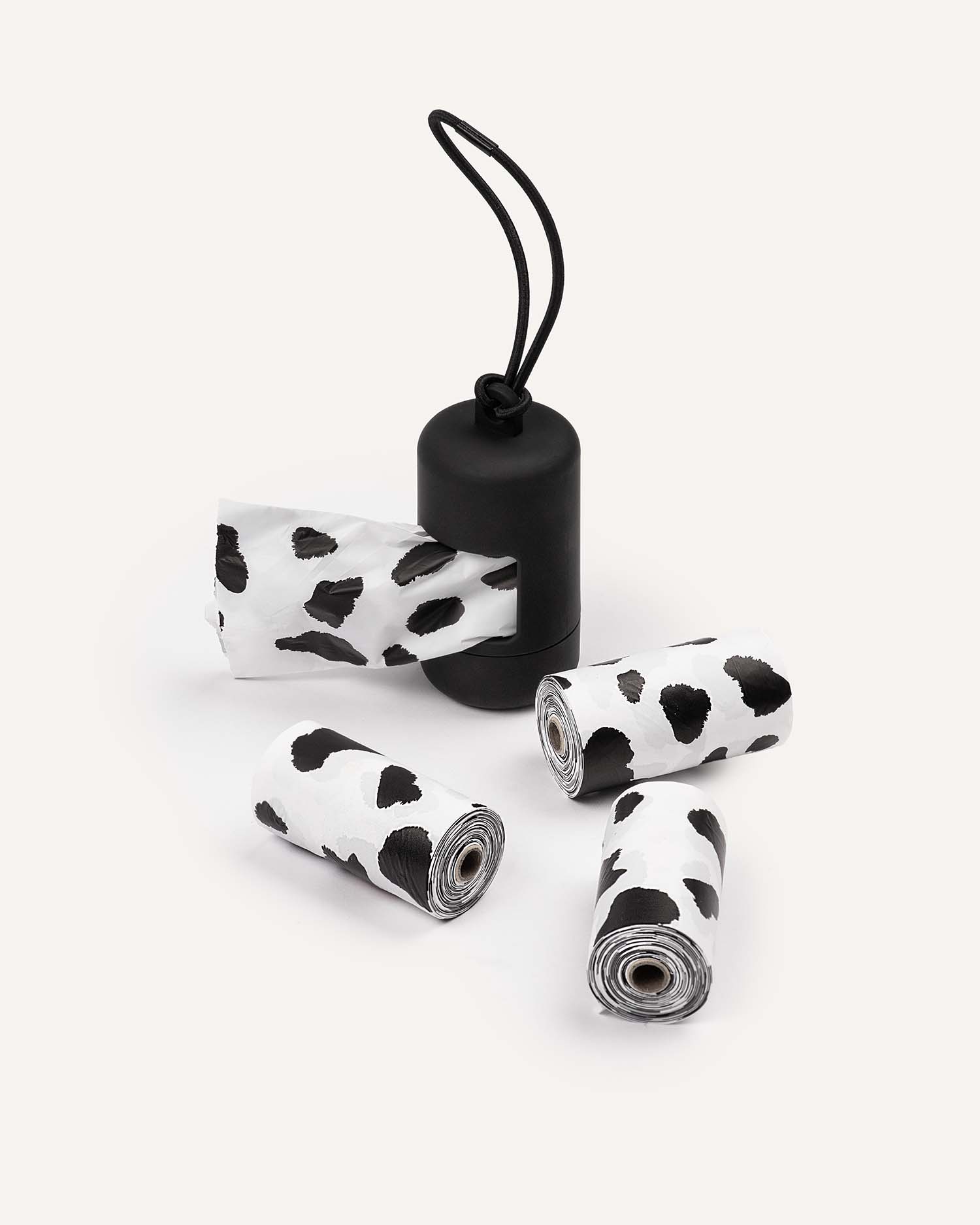 Biodegradable Cow Print Dog Poop Bags