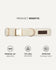Cream white teddy dog collar, Le Noof