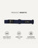 Dark blue denim dog collar, Le Noof