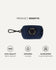 Dark blue denim poop bag holder, Le Noof