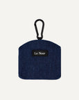 Dark blue denim Le Noof dog treat pouch