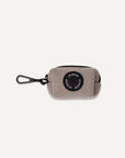 brown cotton dog poop bag holder
