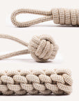 set of 3 dog rope toys close up view