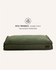 Green boucle square dog bed, Le Noof