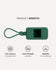 Green dog poop bag holder, Le Noof